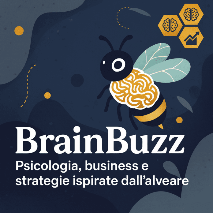 brainbuzz BrainBuzz fonde la psicologia con le strategie aziendali. Esploriamo le dinamiche del cervello umano e le applichiamo al mondo del business, prendendo spunto dall'efficienza, dalla collaborazione e dalla visione strategica dell'alveare.