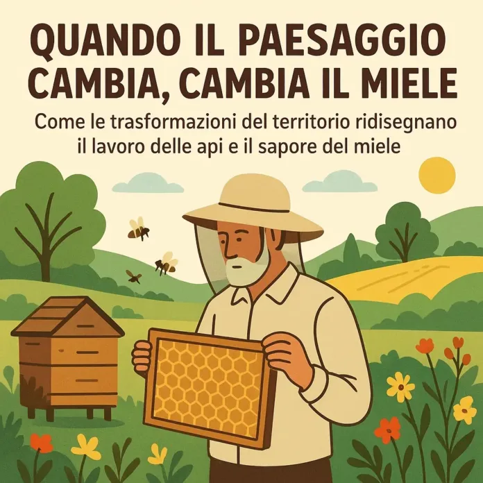 cambiamento-paesaggio-miele Quando il Paesaggio Cambia, Cambia il Miele